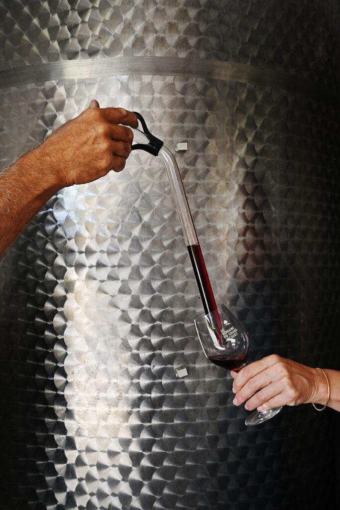 Les premiers jus du domaine du grand Jacquet